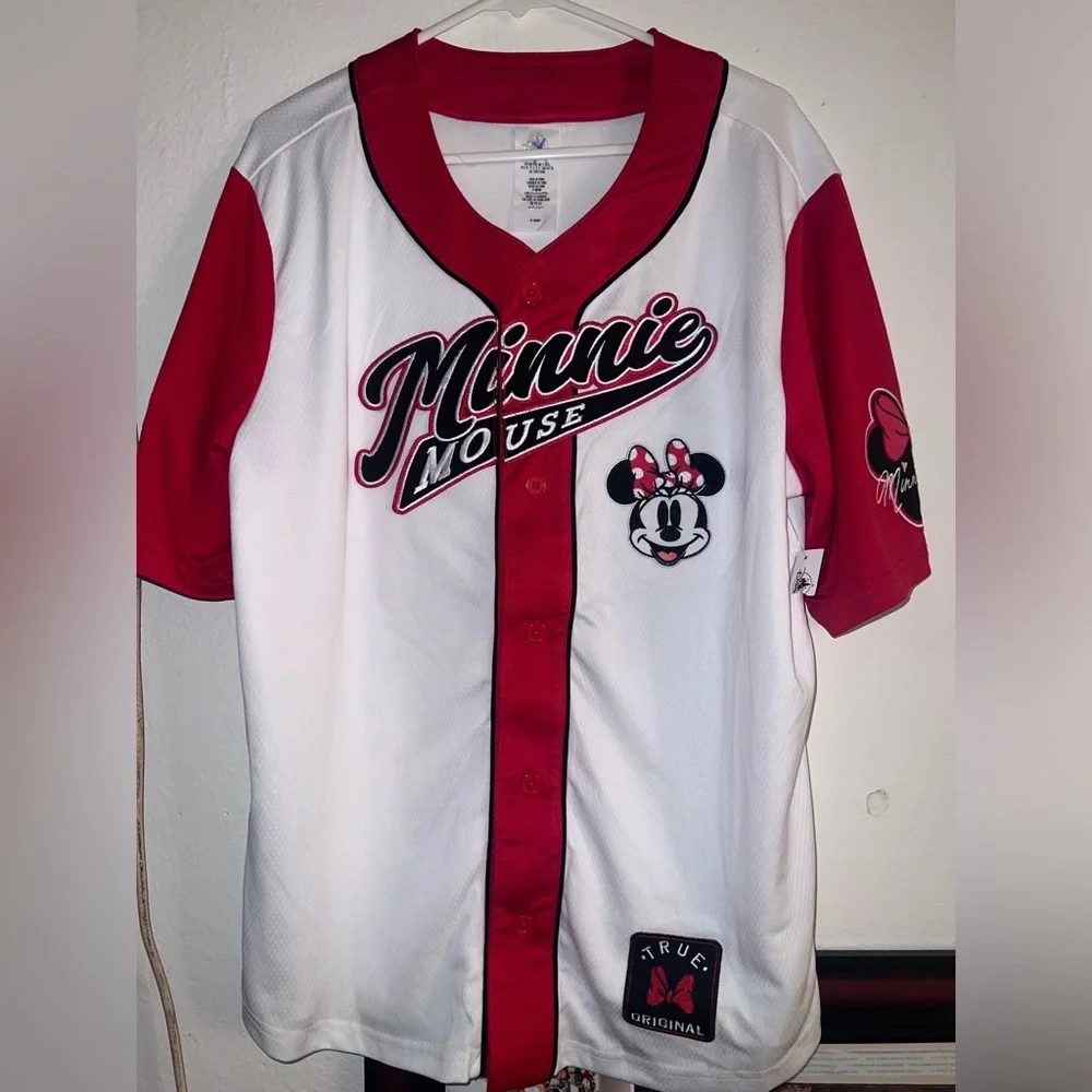 Disney Parks Minnie Mouse Baseball Jersey #28 - Picture 6 of 7
